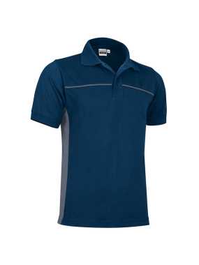 Unisex polokošeľa (THUNDER) > modrá (orion navy) / šedá (cement) > L