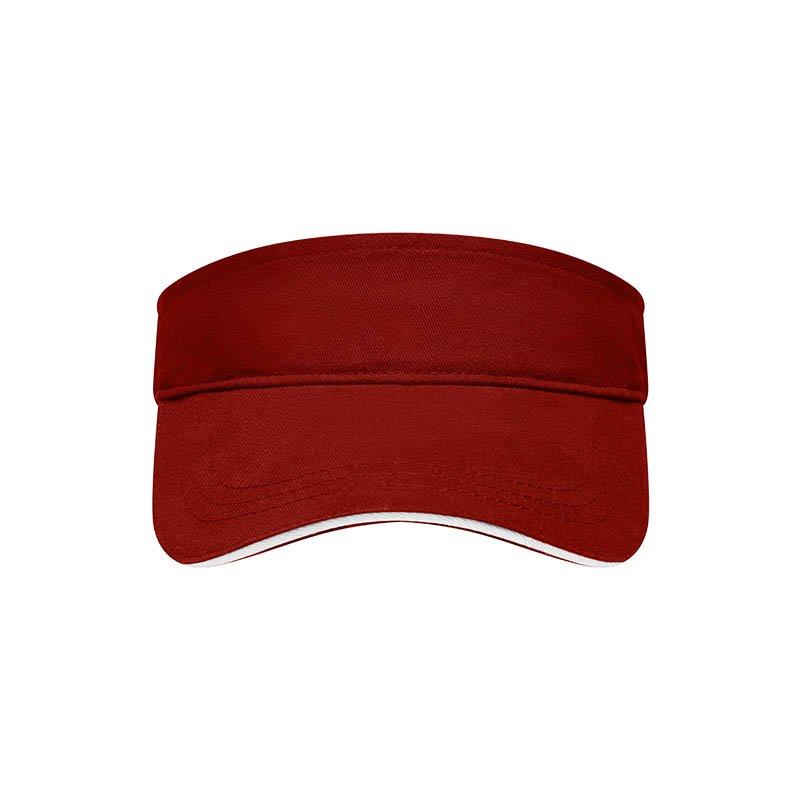 Šilt (MB Sandwich Sunvisor) > červená (burgundy) / biela