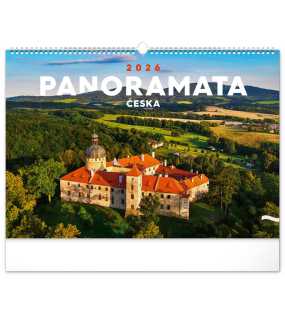 Nástenný kalendár (Panorámy Česka 2026) - 48 x 33 x 1 cm