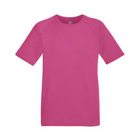 Pánske tričko (FRUIT OF THE LOOM New Performance T) > ružová (fuchsia) > S