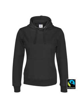 Dámska mikina (COTTOVER HOOD LADY) > čierna > M