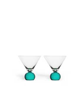 Pohár 2ks (by ON) > transparentná / zelená