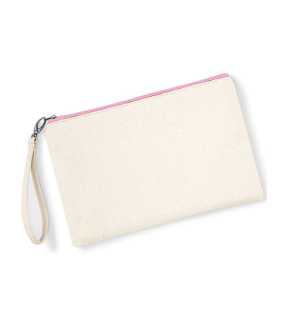 Toaletná taštička (WM Canvas Wristlet Pouch) > béžová (natural) / ružová