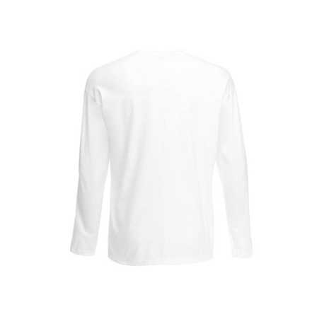 Pánske tričko (FRUIT OF THE LOOM Valueweight Long Sleeve T) > biela > S