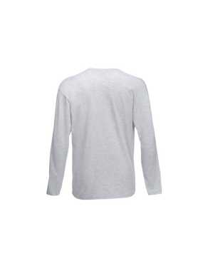 Pánske tričko (FRUIT OF THE LOOM Valueweight Long Sleeve T)>šedá(heather grey)>5XL