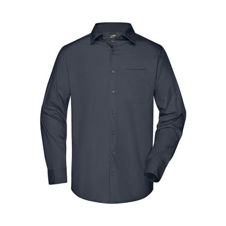 Pánska košeľa (DAIBER Mens Business Shirt Longsleeve) > šedá (carbon) > S