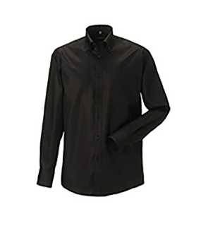 Pánska košeľa(Long Sleeve Ultimate Non-Iron RUSSELL) > čierna > L