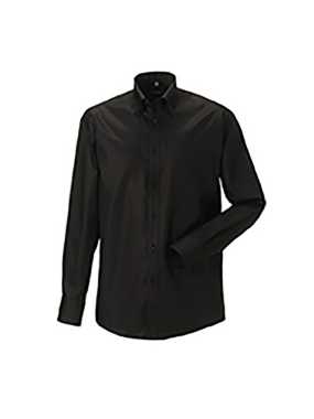 Pánska košeľa(Long Sleeve Ultimate Non-Iron RUSSELL) > čierna > XL