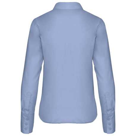 Dámska košela (KARIBAN LADIES LONG SLEEVE SHIRT) > modrá (bright sky) > S