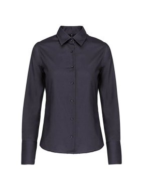 Dámska košela (KARIBAN LADIES LONG SLEEVE SHIRT) > šedá (zinc) > L