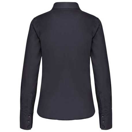 Dámska košela (KARIBAN LADIES LONG SLEEVE SHIRT) > šedá (zinc) > L