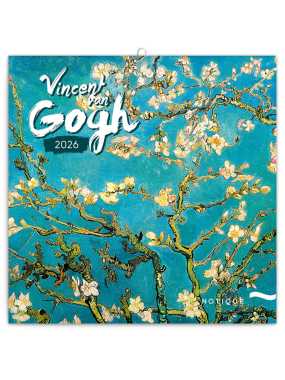 Nástenný kalendár (Vincent van Gogh 2026) - 30 x 30 x 1 cm