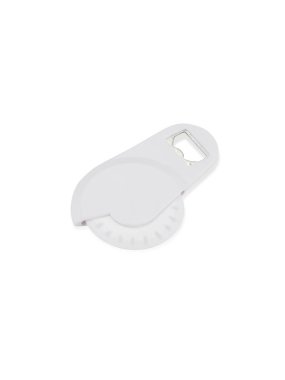 Nôž na pizzu s otváračom > biela