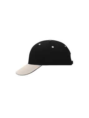 6 panelová šiltovka (MB 6 Panel Sandwich Cap) > čierna / béžová / čierna
