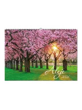 Nástenný kalendár (Aleje 2026) - 48,5 x 34 cm