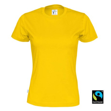 Dámske tričko (COTTOVER T-SHIRT LADY) > žltá > XS