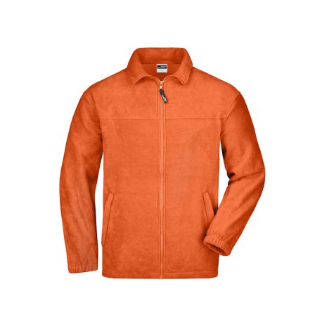 Pánska fleece bunda (DAIBER Full-Zip Fleece) > oranžová > S