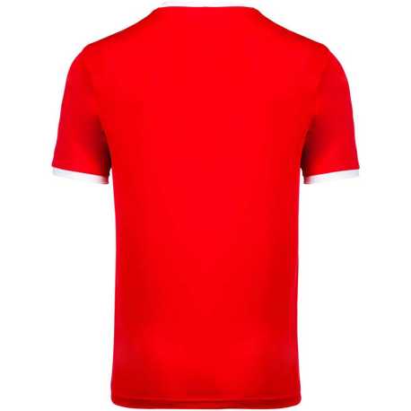 Pánske tričko (Proact"ADULT SHORT SLEEVE JERSEY") > červená / biela > L
