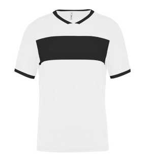 Pánske tričko (Proact"ADULT SHORT SLEEVE JERSEY") > biela / čierna > 3XL