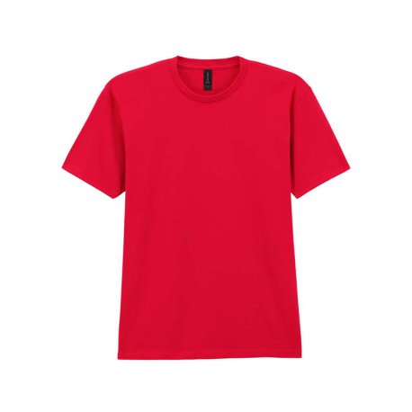 Unisex tričko (GILDAN SOFTSTYLE MIDWEIGHT ADULT T-SHIRT) > červená > 2XL