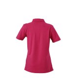 Dámska polokošeľa (DAIBER Ladies' Plain Polo) > purpurová / biela > M