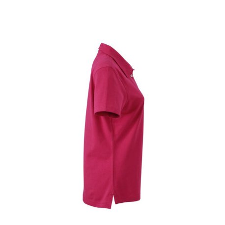 Dámska polokošeľa (DAIBER Ladies' Plain Polo) > purpurová / biela > M