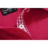 Dámska polokošeľa (DAIBER Ladies' Plain Polo) > purpurová / biela > M