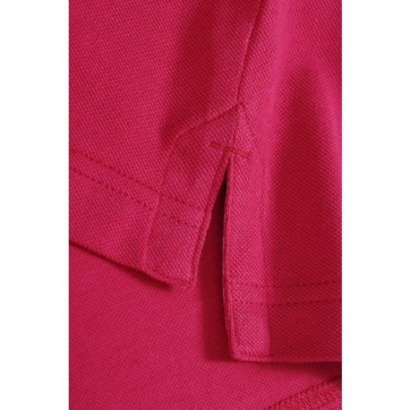 Dámska polokošeľa (DAIBER Ladies' Plain Polo) > purpurová / biela > M