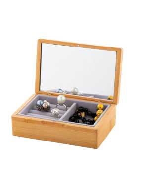 Bambusová šperkovnica > prírodná