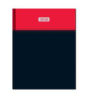Diár (Milano 2026) - 20,2 x 26 cm > červená / čierna > týždenný A4