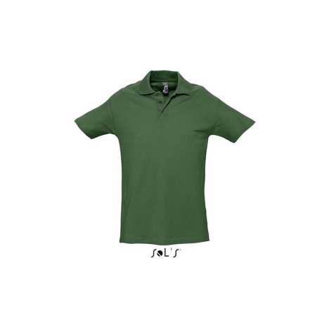 Pánska polokošeľa (Sols Spring II. Mens Pique Polo Shirt) > zelená (golf) > S