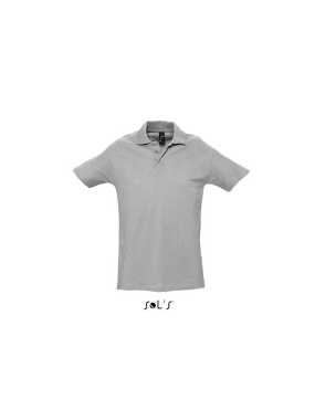 Pánska polokošeľa (Sols Spring II. Mens Pique Polo Shirt) > šedá (melange) > 4XL