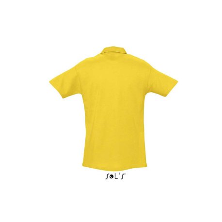 Pánska polokošeľa (Sols Spring II. Mens Pique Polo Shirt) > zlatá > S