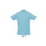 Pánska polokošeľa (Sols Spring II. Mens Pique Polo Shirt) > modrá (atoll) > L