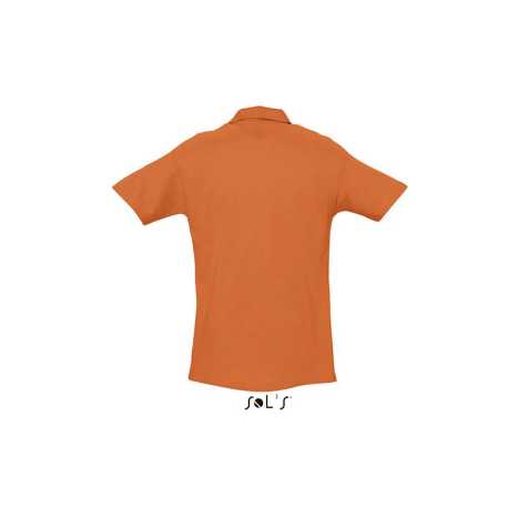 Pánska polokošeľa (Sols Spring II. Mens Pique Polo Shirt) > oranžová > 2XL