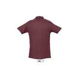 Pánska polokošeľa (Sols Spring II. Mens Pique Polo Shirt) > červená (burgundy) > S