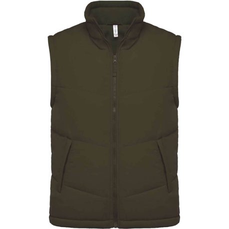 Unisex vesta(KARIBAN FLEECE LINED BODYWARMER) > zelená (moss) > 2XL