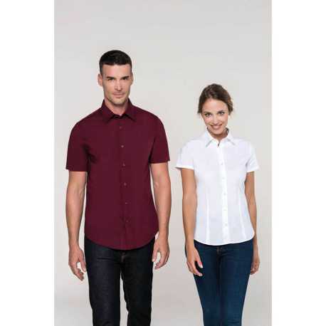 Dámska košeľa (KARIBAN LADIES SHORT SLEEVE SHIRT) > biela > M