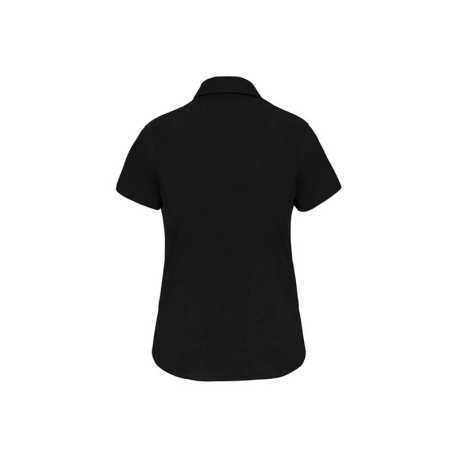 Dámska košeľa (KARIBAN LADIES SHORT SLEEVE SHIRT) > čierna > XS