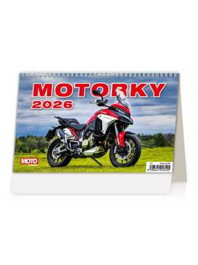 Stolový kalendár (Motorky 2026) - 22,6 x 16,9 cm
