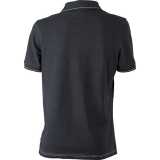 Dámska polokošeľa (DAIBER Ladies' Elastic Polo) > čierna / biela > S