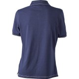 Dámska polokošeľa (DAIBER Ladies' Elastic Polo) > modrá (navy) / biela > S