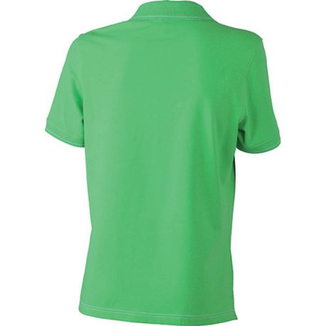 Dámska polokošeľa (DAIBER Ladies' Elastic Polo) > zelená (lime) / biela > S