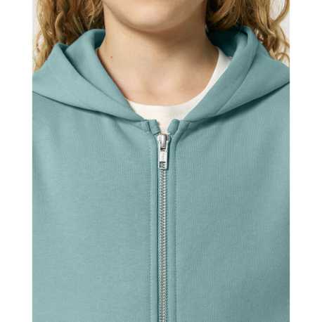 Detská mikina (STANLEY/STELLA Mini Cultivator 2.0) > zelená (teal monstera) > 7/8