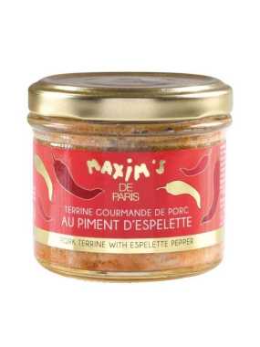 Pork terrine with Espelette pepper - Jar 90 g Maxim’s