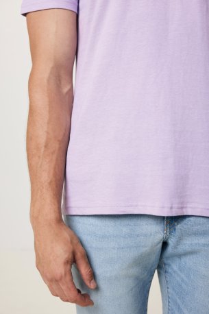 Tričko Iqoniq Brett z recykl. bavlny > fialová (lavender) > L