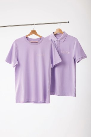Tričko Iqoniq Brett z recykl. bavlny > fialová (lavender) > L