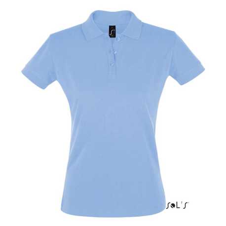 Dámska polokošeľa (SOLS PERFECT WOMENS SHORT SLEEVES POLO) > modrá (sky) > S