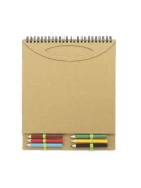 Omaľovánka s blokom > béžová