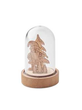 Vianočná LED ozdoba > hnedá (wood)